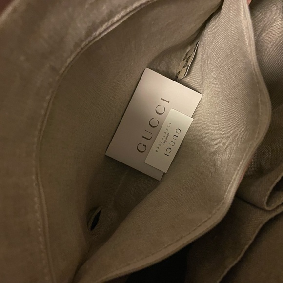 💖GUCCI GG signature bag with pink leather trim - Picture 5 of 10